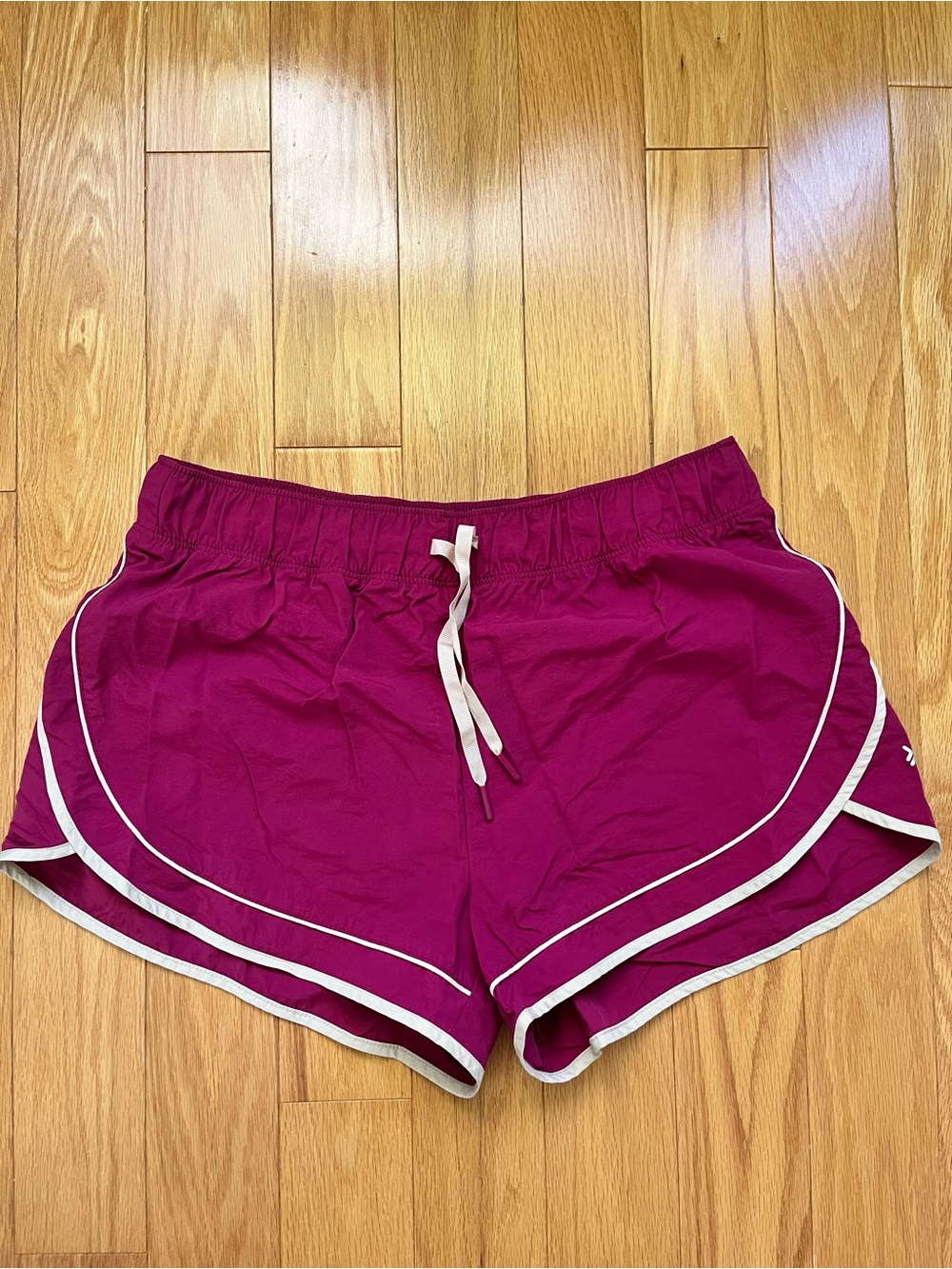 Women’s Magenta Running Shorts with Contrast Trim